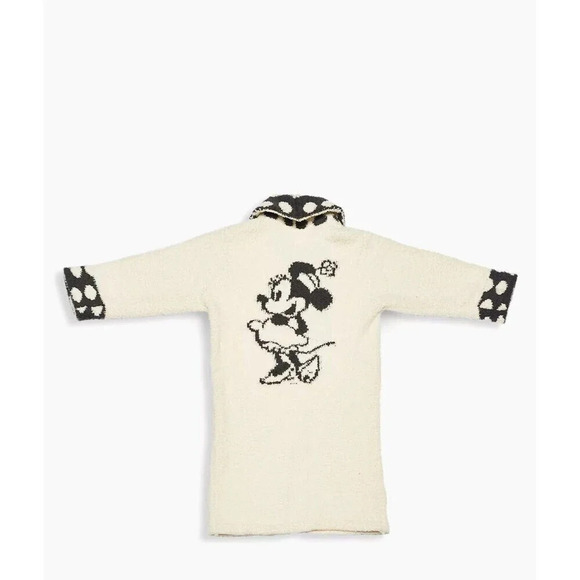 Barefoot Dreams Disney Minnie Mouse CozyChic Kids Bath Robe size 4-5 - Picture 8 of 8